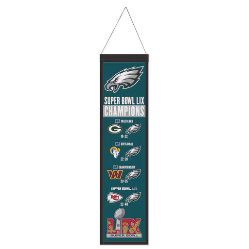 Philadelphia Eagles Super Bowl LIX Champions 8" x 32" Wool Banner - for just $49.99! 