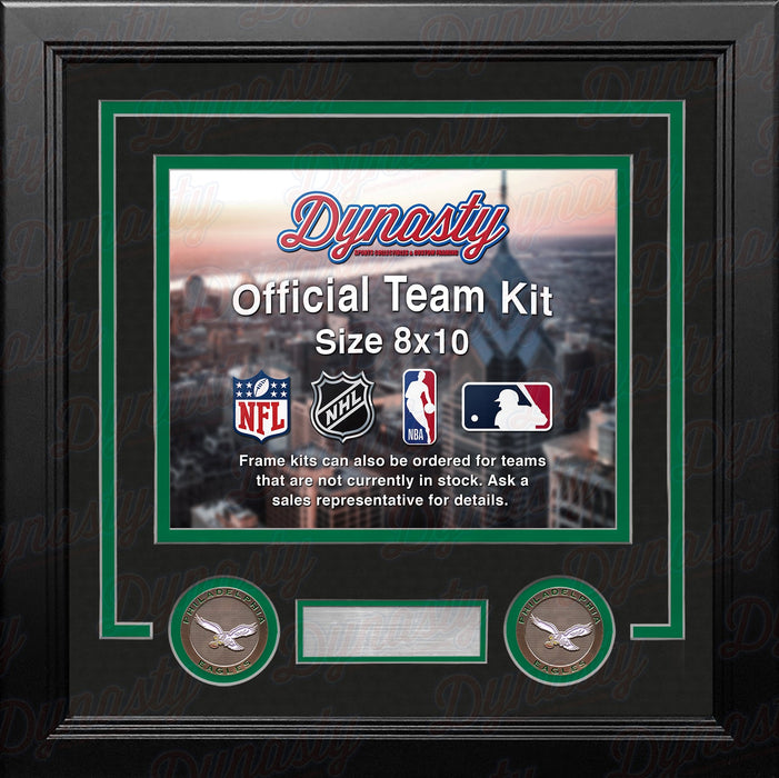 Philadelphia Eagles Throwback Custom NFL Football 8x10 Picture Frame Kit (Multiple Colors) - for just $36.99! 