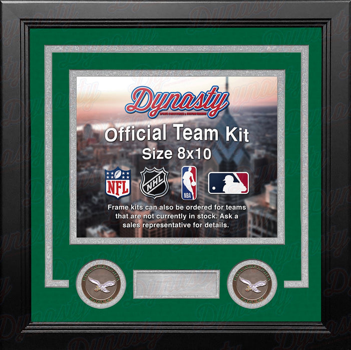 Philadelphia Eagles Throwback Custom NFL Football 8x10 Picture Frame Kit (Multiple Colors) - for just $36.99! 