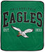 Philadelphia Eagles Throwback 50" x 60" Vintage Arch Block Blanket - for just $24.99! 