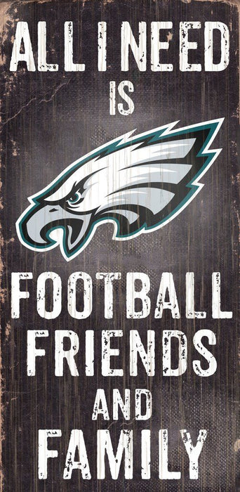 Philadelphia Eagles Football, Friends, & Family Wood Sign - for just $14.99! 