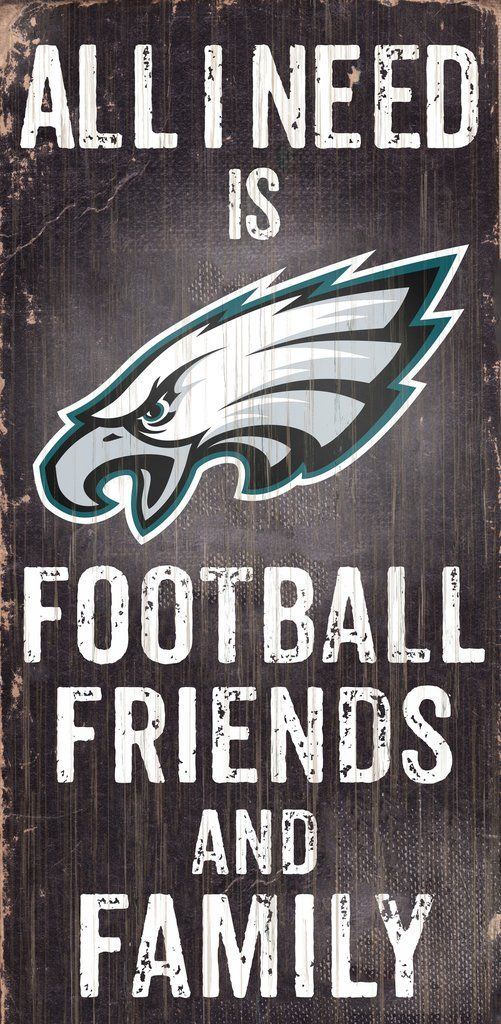 Philadelphia Eagles Football, Friends, & Family Wood Sign - for just $14.99! 