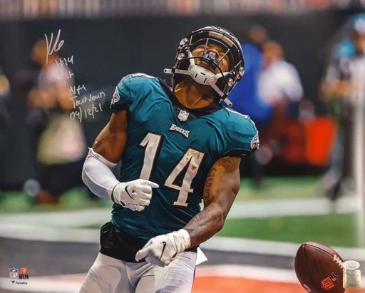 Kenneth Gainwell First Touchdown Philadelphia Eagles Autographed Football Photo - JSA Authenticated - for just $19! 