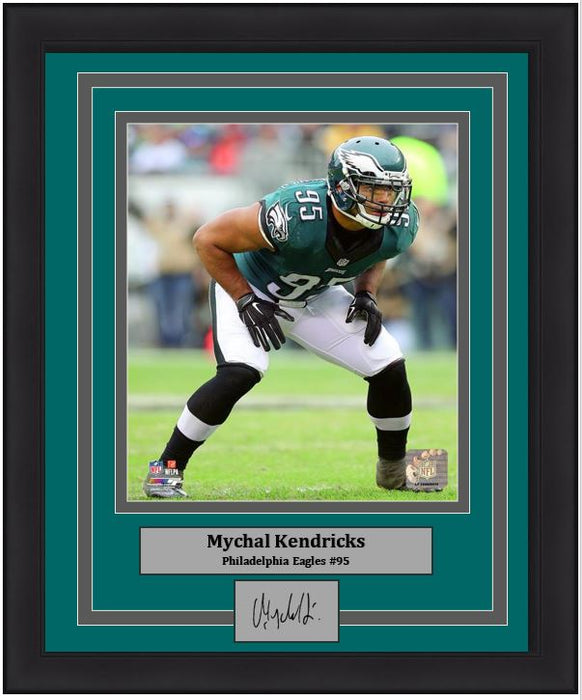 Mychal Kendricks in Action Philadelphia Eagles 8x10 Framed Football Photo with Engraved Autograph - for just $39! 
