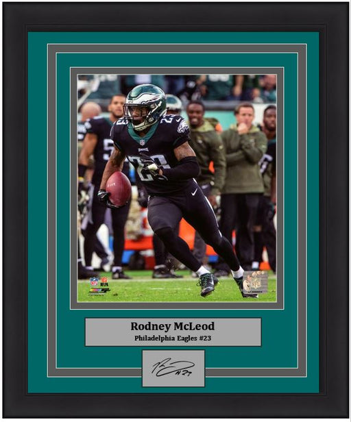 Rodney McLeod in Action Philadelphia Eagles Framed Football Photo with Engraved Autograph - for just $39! 
