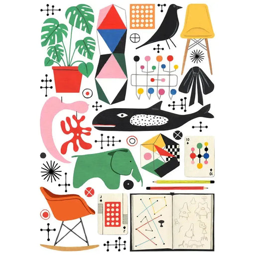 Eames 1000 Piece Jigsaw Puzzle Happily - for just $29.99! 