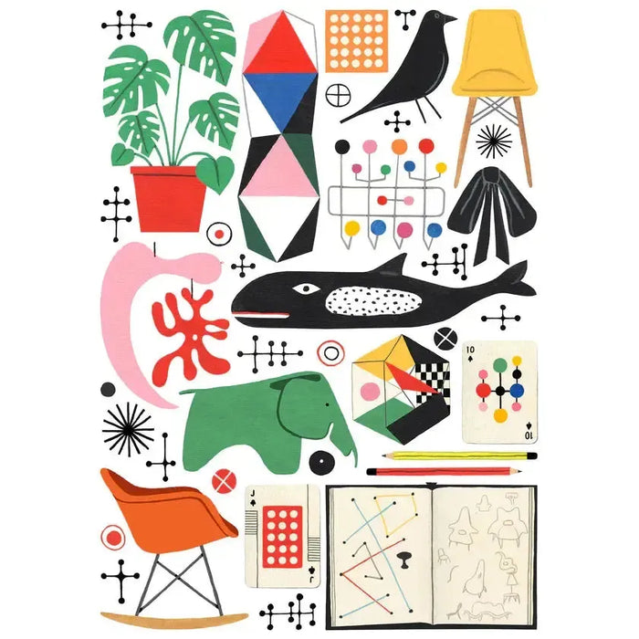 Eames 1000 Piece Jigsaw Puzzle Happily - for just $29.99! 
