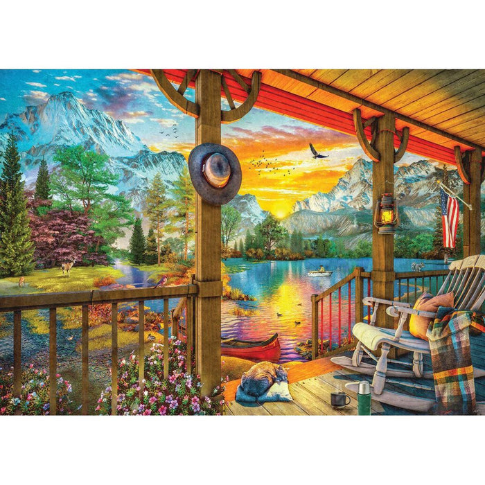 Early Morning Fishing 500 Piece Jigsaw Puzzle Eurographics - for just $17.99! 