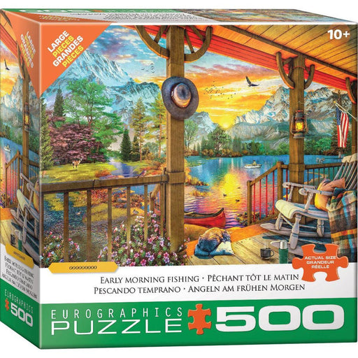 Early Morning Fishing 500 Piece Jigsaw Puzzle Eurographics - for just $17.99! 