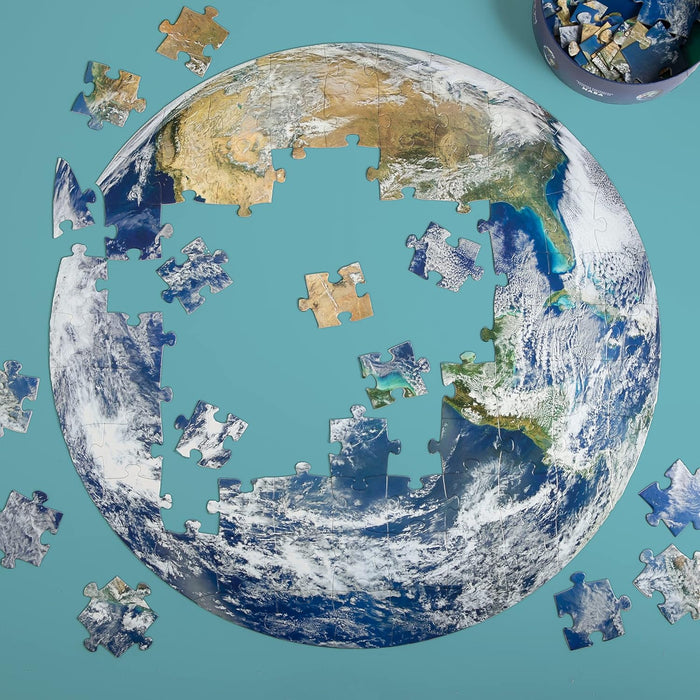 Earth 100 Piece Round Jigsaw Puzzle Chronicle - for just $19.99! 