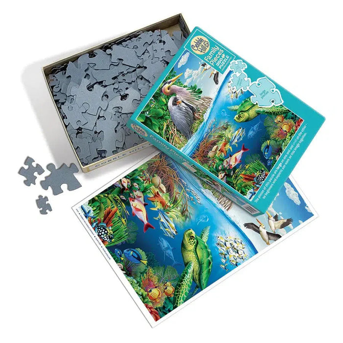 Earth Day 350 Piece Family Jigsaw Puzzle Cobble Hill - for just $17.99! 