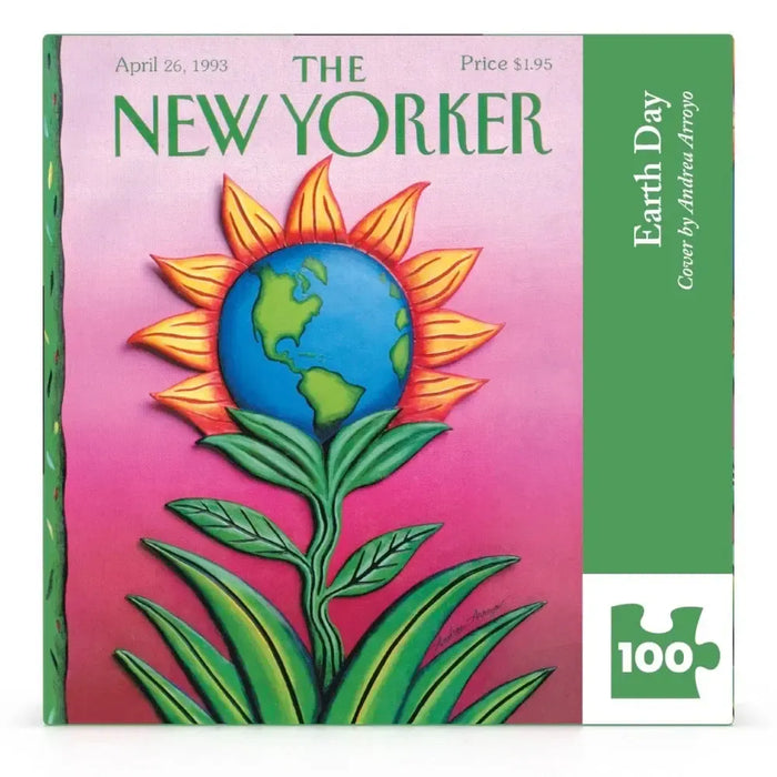 Earth Day The New Yorker 100 Piece Mini Jigsaw Puzzle NYPC - for just $14.99! 