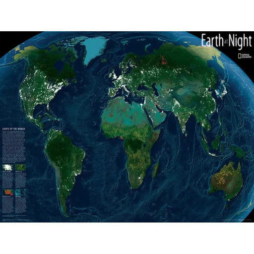 Earth at Night NG 1000 Piece Jigsaw Puzzle NYPC - for just $24.99! 