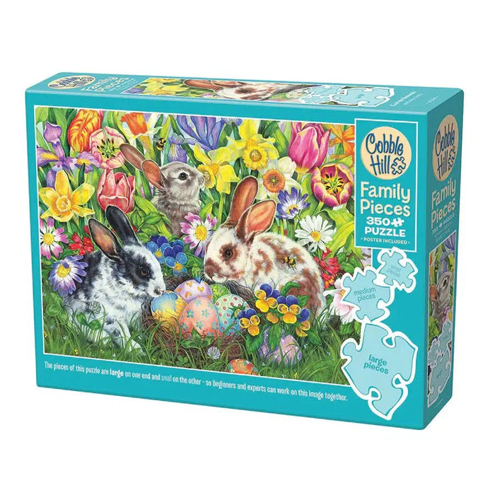Easter Bunnies 350 Piece Family Jigsaw Puzzle Cobble Hill - for just $17.99! 