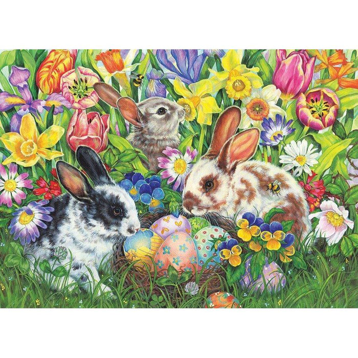Easter Bunnies 500 Piece Jigsaw Puzzle Cobble Hill - for just $17.99! 