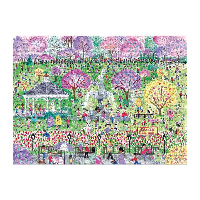 Easter Egg Hunt 1000 Piece Jigsaw Puzzle Galison - for just $19.99! 