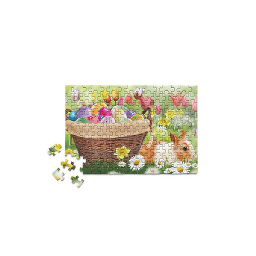 Easter Spring Basket Bunny 150 Piece Mini Jigsaw Puzzle Micro Puzzles - for just $10.99! 
