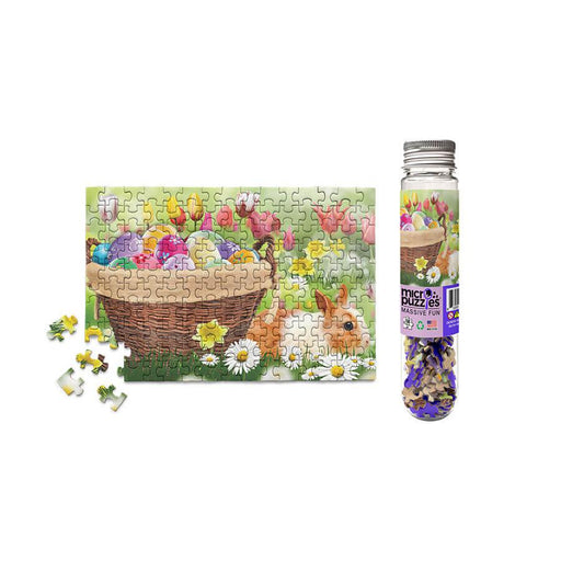 Easter Spring Basket Bunny 150 Piece Mini Jigsaw Puzzle Micro Puzzles - for just $10.99! 
