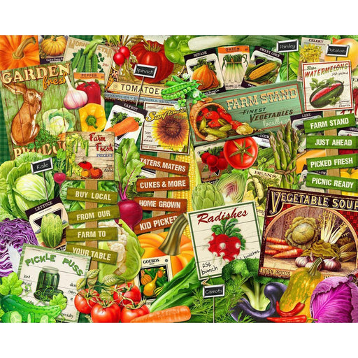 Eat Your Veggies 1000 Piece Jigsaw Puzzle Springbok - for just $19.99! 