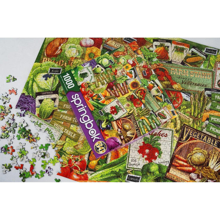 Eat Your Veggies 1000 Piece Jigsaw Puzzle Springbok - for just $19.99! 