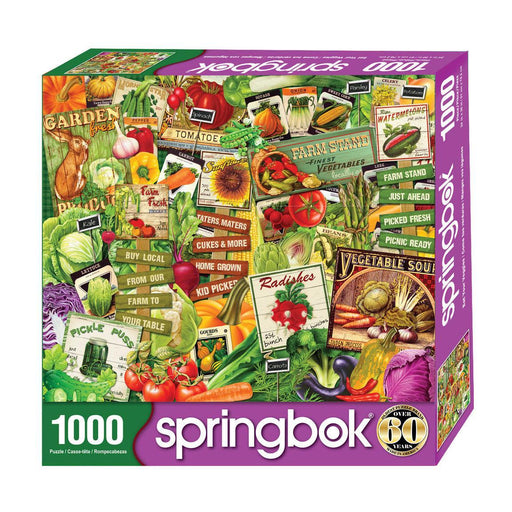 Eat Your Veggies 1000 Piece Jigsaw Puzzle Springbok - for just $19.99! 