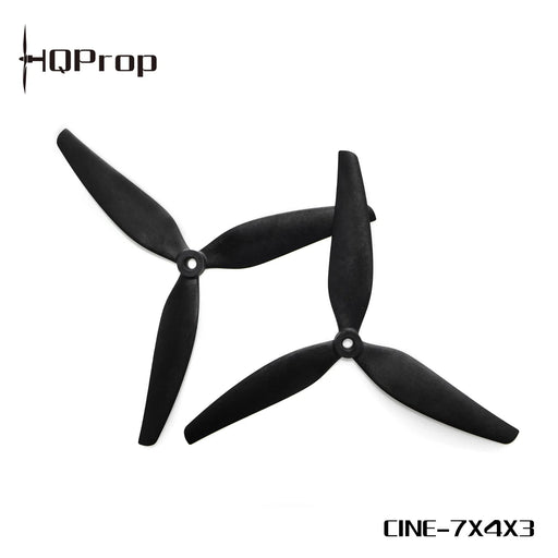 HQProp - Cine7(7X4X3) (1CW+1CCW) Black-Glass Fiber Reinforced Nylon - for just $3.99! 