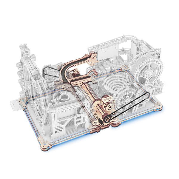 ROKR - Marble Spaceport Marble Run 3D Wooden Puzzle LGC01 - for just $59.99! 