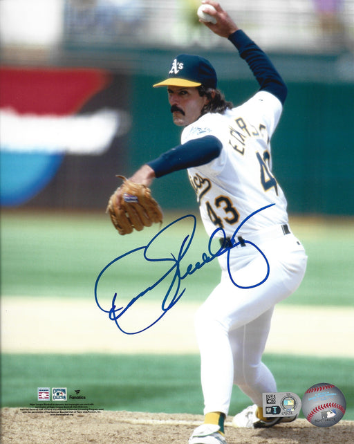 Dennis Eckersley in Action Oakland Athletics Autographed 11" x 14" Baseball Photo - for just $89.99! 