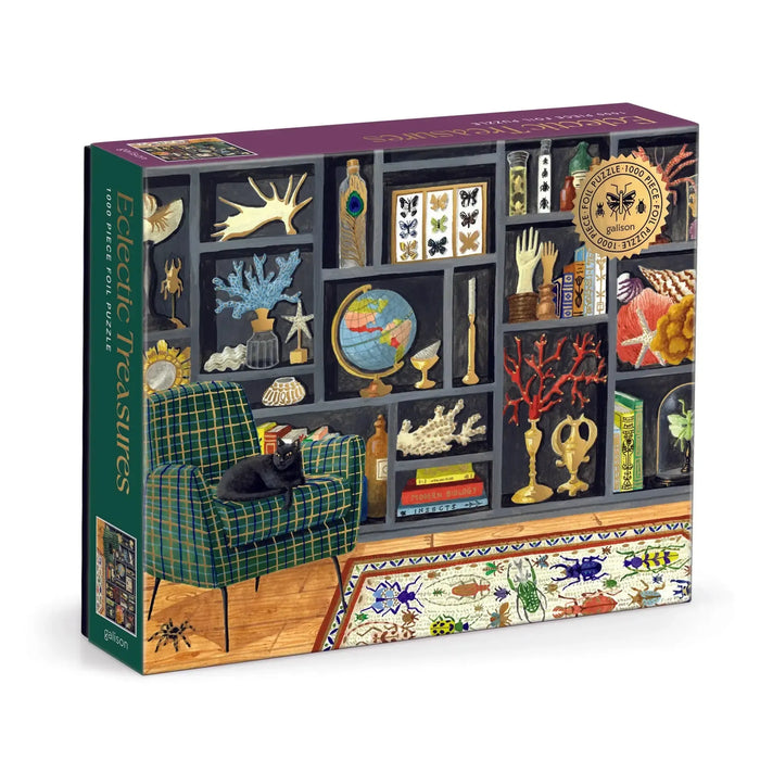 Eclectic Treasures 1000 Piece Jigsaw Puzzle Galison - for just $21.99! 