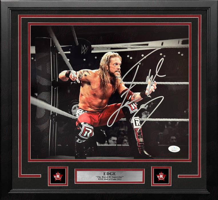 Edge Sets Up the Spear Autographed Framed WWE Wrestling Photo - for just $209.99! 