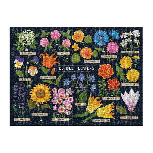 Edible Flowers 1000 Piece Jigsaw Puzzle Galison - for just $19.99! 