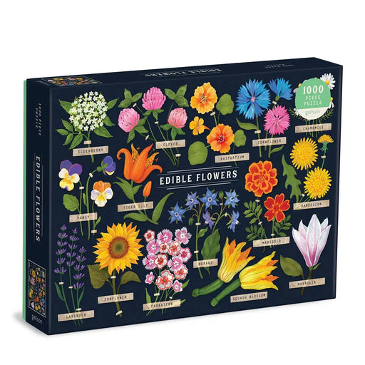 Edible Flowers 1000 Piece Jigsaw Puzzle Galison - for just $19.99! 