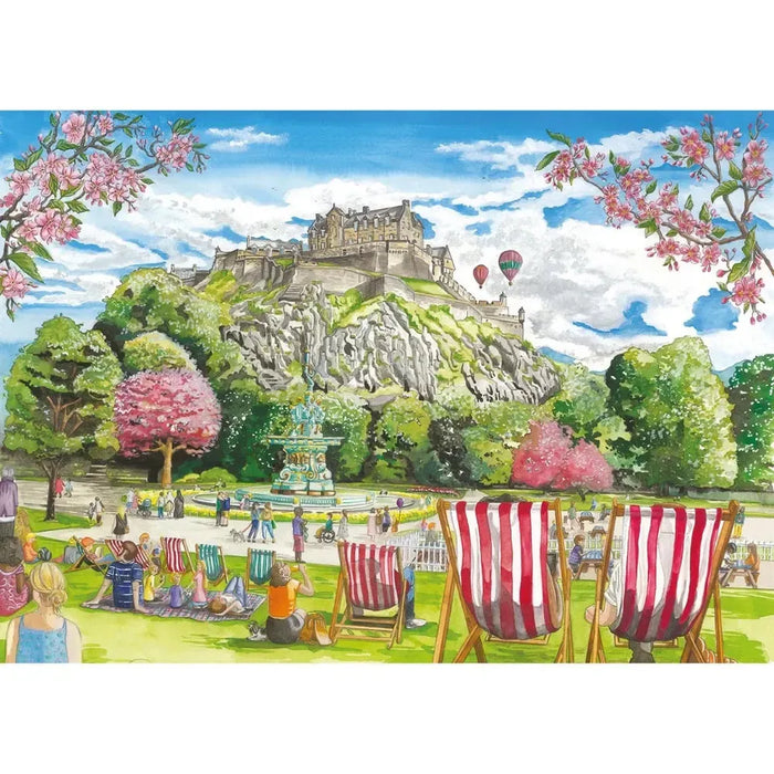 Edinburgh Set of 2 500 Piece Jigsaw Puzzles Gibsons - for just $29.99! 