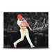 Edmundo Sosa Swing Autographed Philadelphia Phillies 8" x 10" Blackout Baseball Photo - for just $39.99! 