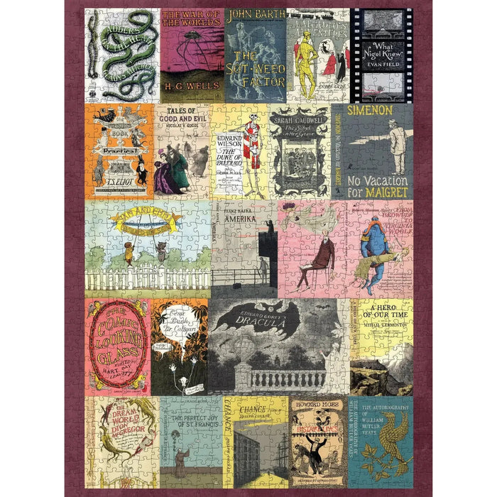 Edward Gorey's Book Covers 1000 Piece Jigsaw Puzzle Pomegranate - for just $24.99! 