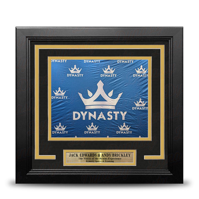 Jack Edwards & Andy Brickley Boston Bruins Photo-Op Frame Kit - for just $29.99! 