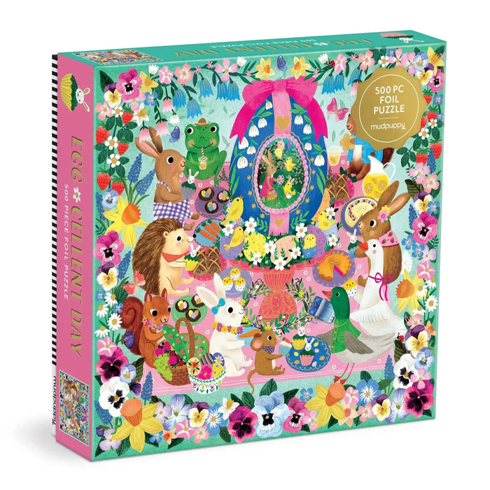 Egg-cellent Day 500 Piece Jigsaw Puzzle Mudpuppy - for just $17.99! 