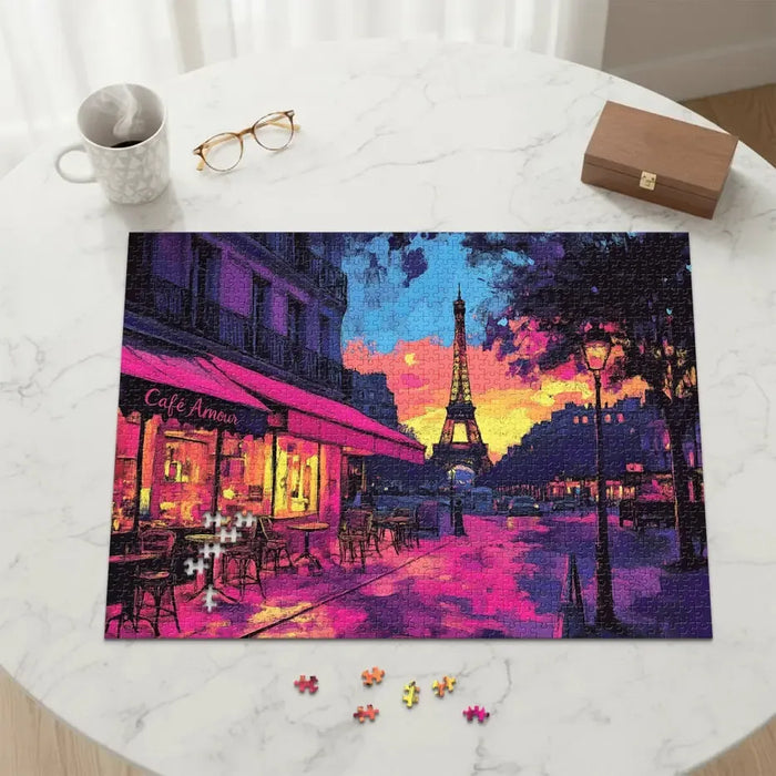 Eiffel Glow 1000 Piece Jigsaw Puzzle Final Piece - for just $19.99! 