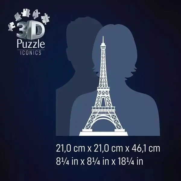 Eiffel Tower 243 Piece 3D Jigsaw Puzzle Ravensburger - for just $49.99! 