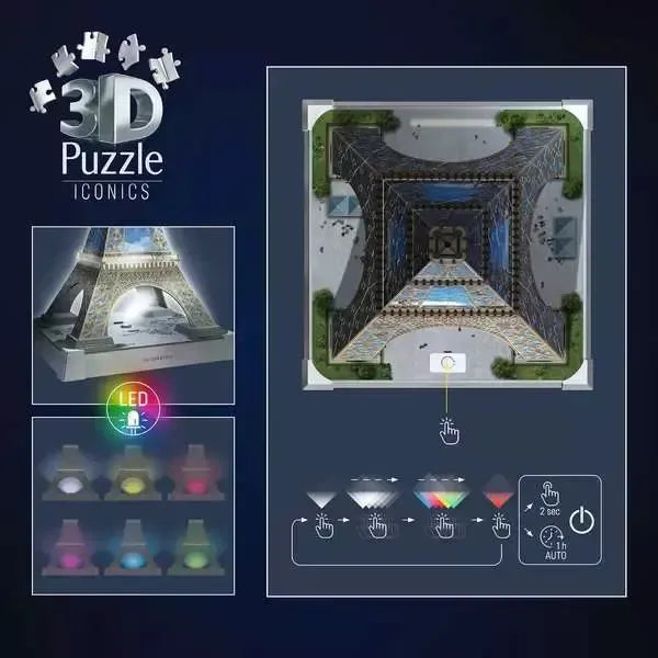 Eiffel Tower 243 Piece 3D Jigsaw Puzzle Ravensburger - for just $49.99! 