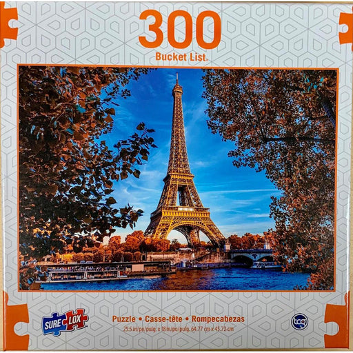 Eiffel Tower Bucket List 300 Piece Jigsaw Puzzle Sure Lox - for just $14.99! 