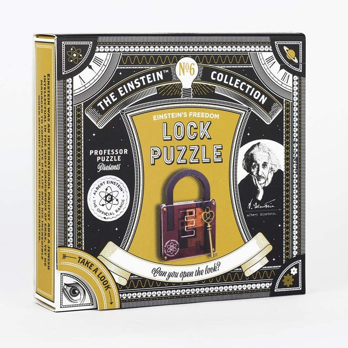 Einstein's Freedom Lock Puzzle Professor Puzzle - for just $14.99! 