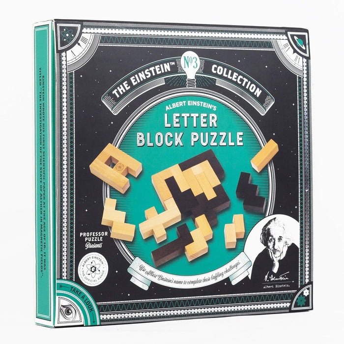 Einstein’s Letter Block Brainteaser Puzzle Professor Puzzle - for just $24.99! 