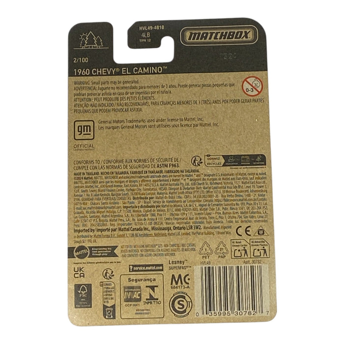 Matchbox 1960 Chevy El Camino - Matchbox Series 2/100 - for just $1.79! 