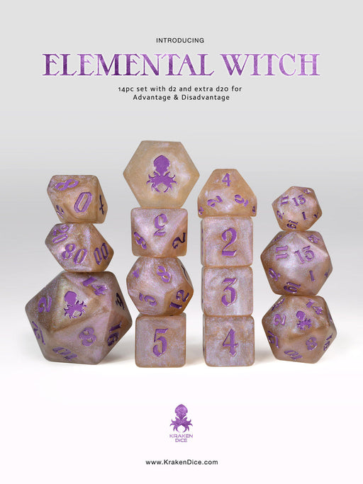 Kraken Dice 14pc Shimmer Dice Set - for just $24.95! 