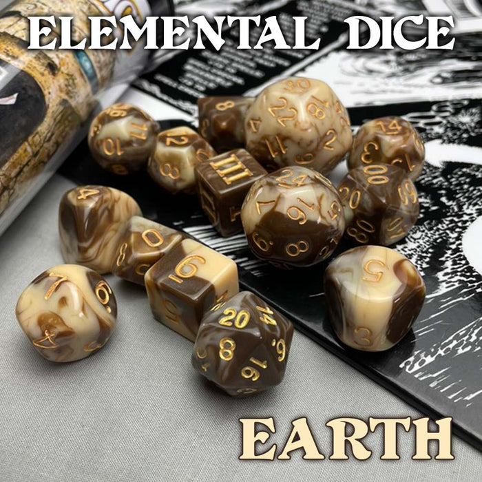 Dungeon Crawl Classics Dice: Elemental Dice - Earth - for just $34.99! 
