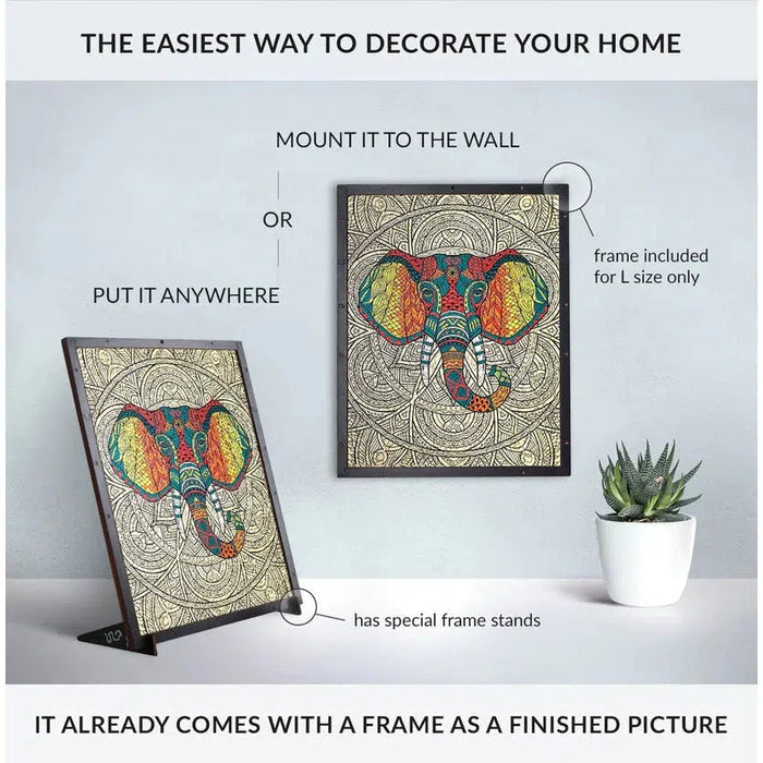 Elephant 250 Piece Wooden Jigsaw Puzzle Geek Toys - for just $99.99! 