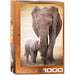 Elephant & Baby 1000 Piece Jigsaw Puzzle Eurographics - for just $21.99! 
