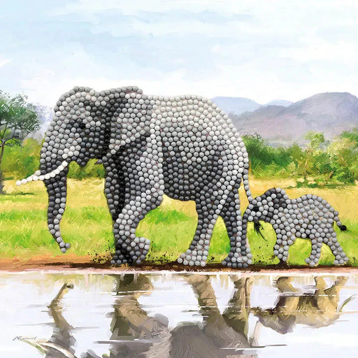 Elephant Crystal Art Card Kit Craft Buddy - for just $7.99! 