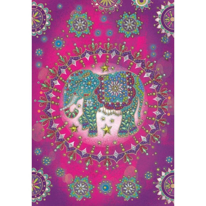Elephant Fantasy Crystal Art Notebook Kit Craft Buddy - for just $15.99! 